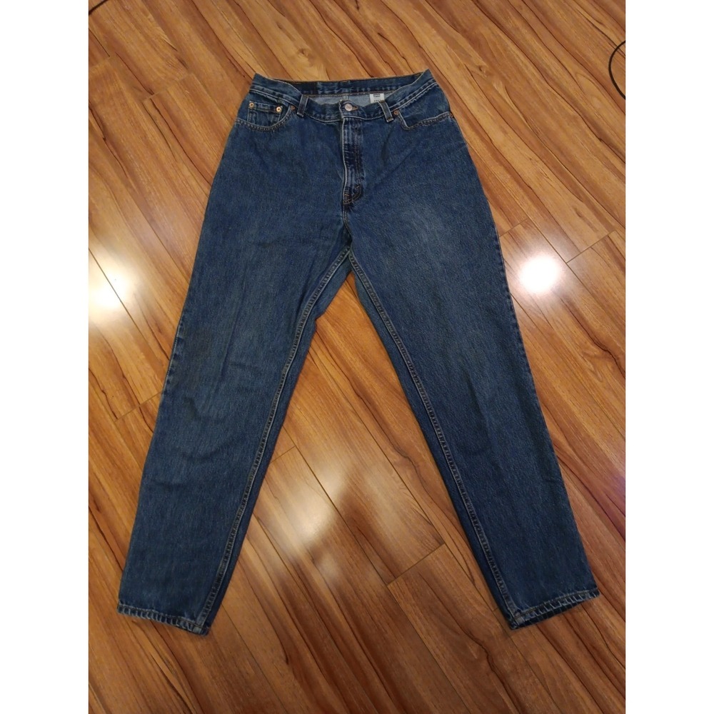 Vintage Levis 550 Jeans Womens 14 M Relaxed Fit Tapered Leg Made USA 90s Denim